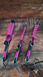 Set krultangen 3 stuks als nieuw, Ophalen of Verzenden, Zo goed als nieuw, Krultang of Stijltang