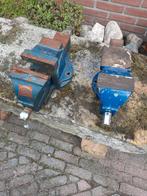 2 Zware Bankschroeven - Werkplaatsgereedschap, Ophalen of Verzenden, Gebruikt