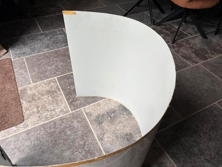 Caravan vlakke reparatie plaat ca 65 x 145 wit, Caravans en Kamperen, Caravan accessoires, Zo goed als nieuw, Ophalen of Verzenden