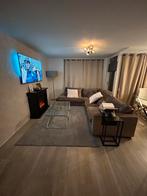Glazen salontafel, Huis en Inrichting, Tafels | Salontafels, Ophalen, 100 tot 150 cm, 50 tot 100 cm, Minder dan 50 cm
