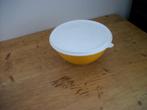 Tupperware Schaaltje ( oranje,doorsnee 18 cm , hoogte 9 cm, Ophalen of Verzenden, Gebruikt, Oranje, Schaal