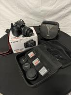 Canon Eos 550 D complete set met 2 lenzen, 3 accus, Ophalen, Zo goed als nieuw, Overige typen