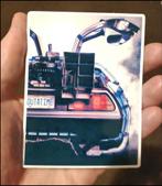 Delorean Outtatime Back to the Future Sticker, Verzenden, Nieuw, Poster