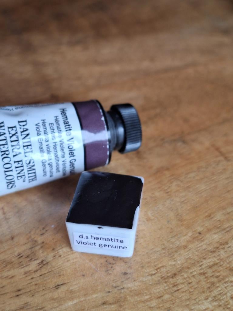 Daniel Smith Aquarelverf - Hematite Violet Genuine ½ napje, Ophalen of Verzenden, Nieuw, Waterverf