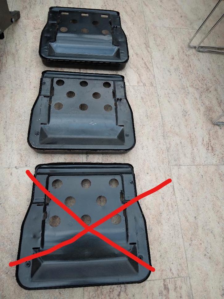 VW T3 Stoelconsole onderplaat en rails links en rechts, Caravans en Kamperen, Camper-accessoires, Zo goed als nieuw, Ophalen of Verzenden