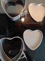 4 Hartvormige bakvormen, nieuw!! 12x4 cm, Ophalen of Verzenden, Nieuw