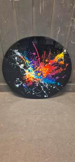 Glaskunst schilderij, Ophalen