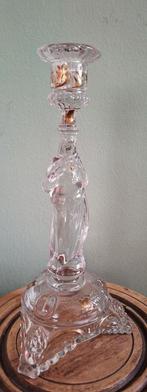 Val saint lambert, kandelaars heilig hart 2x, Antiek en Kunst, Ophalen of Verzenden