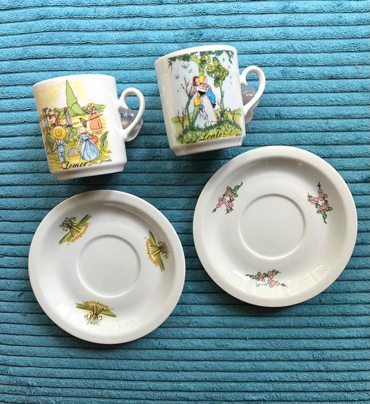 Rie Cramer Kop en Schotel - Lente 🌸 & Zomer 🌾, Huis en Inrichting, Keuken | Servies, Zo goed als nieuw, Kop(pen) en/of Schotel(s)