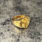 21k gouden kruis ring, Sieraden, Tassen en Uiterlijk, Ringen, Ophalen of Verzenden, Nieuw, Goud