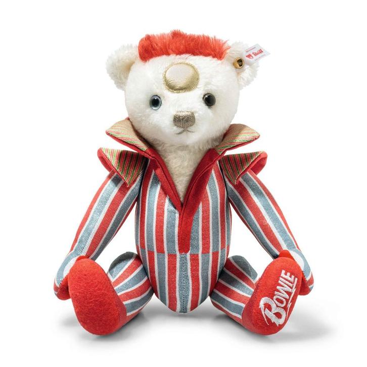 Steiff Rocks David Bowie EAN 356049, Verzamelen, Beren en Cherished Teddies, Nieuw, Overige typen, Steiff, Ophalen of Verzenden