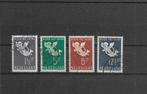Nederland 1936, NVPH 289 t/m 292, Gestempeld., Verzenden, T/m 1940, Gestempeld