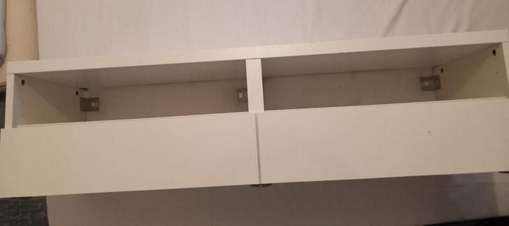Besta Ikea Tv Multimedia Kast wit hoogglans, Huis en Inrichting, Kasten | Televisiemeubels, Zo goed als nieuw, Minder dan 100 cm