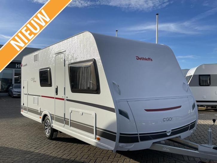 Dethleffs C'go Active 495 QSK 2026, Caravans en Kamperen, Caravans, Bedrijf, tot en met 5, Treinzit, Dethleffs, Dwarsbed, Dwars-stapelbed
