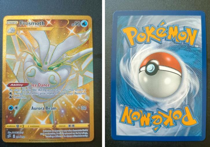 Frosmoth 204/192 Rebel Clash - Pokemon Kaart, Hobby en Vrije tijd, Verzamelkaartspellen | Pokémon, Zo goed als nieuw, Losse kaart