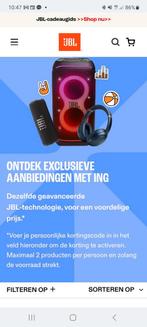 JBL shop met 15 % korting, Eén persoon, Kortingsbon, Warenhuis- of Winkelbon
