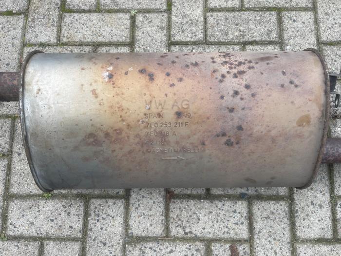 Uitlaat Einddemper van een Volkswagen Transporter, Auto-onderdelen, Uitlaatsystemen, Volkswagen, Gebruikt, 3 maanden garantie