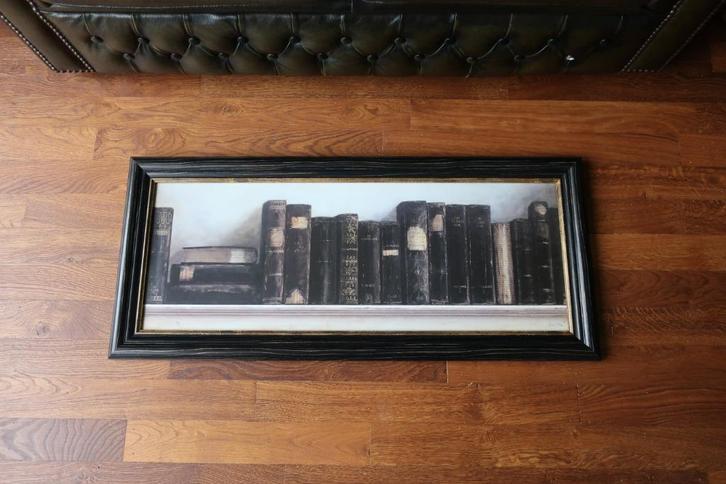 Arnie R. Fish - Lijst - Glas, Hout, Papier - Studie in Black, Huis en Inrichting, Woonaccessoires | Lijsten, Zo goed als nieuw