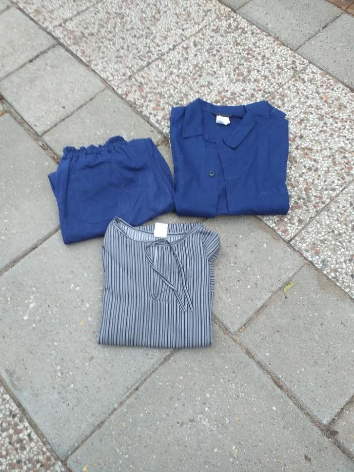 carnavalskleding heren broek jasje gestreepte kiel, Kleding | Heren, Carnavalskleding en Feestkleding, Zo goed als nieuw, Overige maten