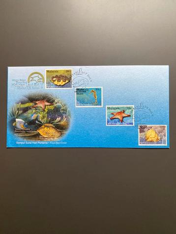 FDC Maleisië - Marine Life Series V beschikbaar voor biedingen