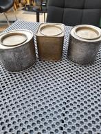 Vintage Tea/ Coffee/ Sugar Bussen Set, verzilverd, Antiek en Kunst, Ophalen of Verzenden
