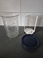 Tupperware, zuurpot, augurken uitjes pot, Huis en Inrichting, Keuken | Tupperware, Ophalen of Verzenden, Zo goed als nieuw, Blauw