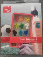 Vacu Vin Glas Markers Football Friends - Nieuw, Ophalen of Verzenden, Nieuw