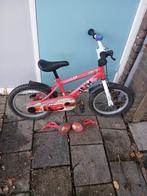 Rode Bliksem McQueen Fiets - 16 inch, Ophalen, Gebruikt, 16 inch, Handrem