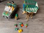 Playmobil 4855, dierentuin wagen en aanhanger (= compleet), Kinderen en Baby's, Speelgoed | Playmobil, Ophalen of Verzenden, Zo goed als nieuw