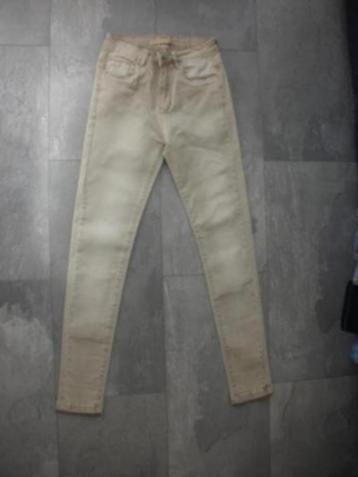 V S MISS zandkleurige denim jeans, mt 36, High Waist (qwe) beschikbaar voor biedingen