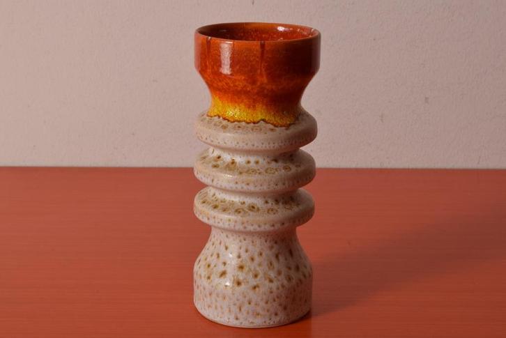 Retro vintage jaren 70 fat lava Modica Gouda vaas, Antiek en Kunst, Antiek | Vazen, Ophalen of Verzenden