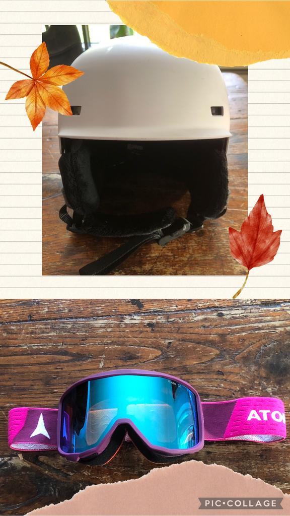 t.k.Anon Flash ski-snowboardhelm M + Atomic Flash Count bril, Sport en Fitness, Skiën en Langlaufen, Zo goed als nieuw, Overige typen