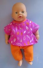 Little Baby pop 32c poppenkleertjes poppenkleding setje 204, Ophalen of Verzenden, Nieuw, Babypop