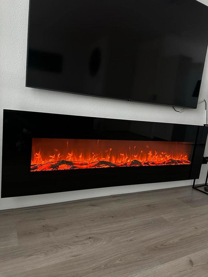 Moderne Elektrische Hanghaard, Huis en Inrichting, Haarden, Zo goed als nieuw, Elektrische haard, Verzenden