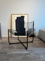 Ikea fauteuil zwart metaal, Ophalen, 75 tot 100 cm, Zo goed als nieuw, Metaal