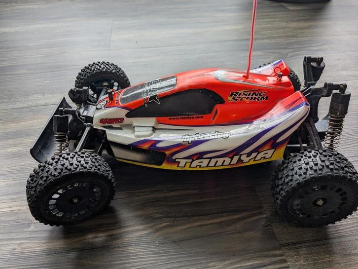 TAMIYA DF 02 Rising Storm Buggy, Hobby en Vrije tijd, Modelbouw | Radiografisch | Auto's, Gebruikt, Auto offroad, Ophalen of Verzenden