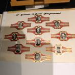 Reeks zonder merk 287, Verzamelen, Rookartikelen, Aanstekers en Luciferdoosjes, Ophalen of Verzenden, Zo goed als nieuw, Sigarenbandjes