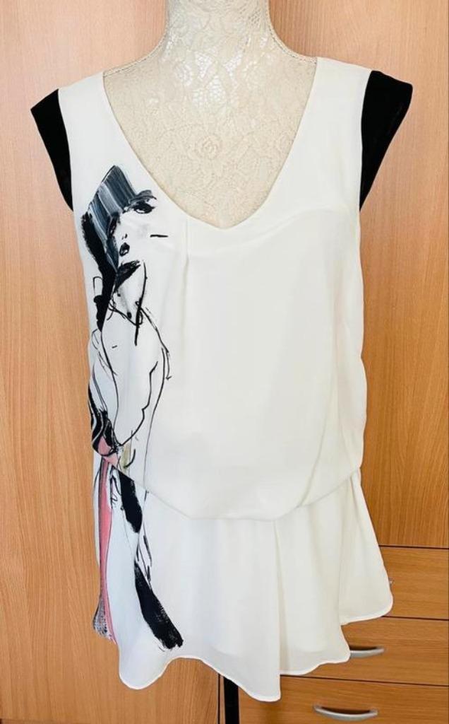 Steps Art collection tuniek maat M, Kleding | Dames, Blouses en Tunieken, Nieuw, Maat 38/40 (M), Wit, Ophalen of Verzenden