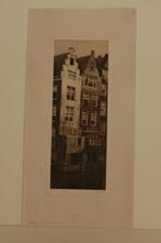 Dirk Harting Kolkje Mooie Ets Amsterdam Oudezijds Kolk GA4, Antiek en Kunst, Kunst | Etsen en Gravures, Verzenden