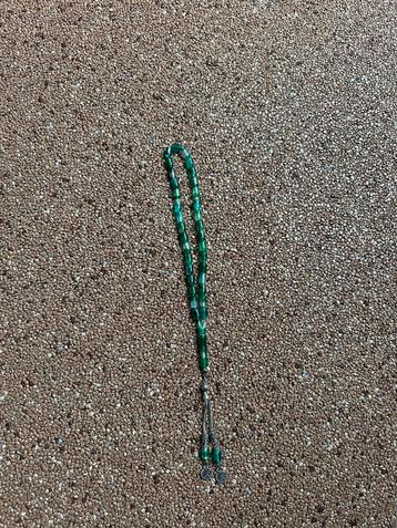 Groene Tesbih Gebedsketting beschikbaar voor biedingen