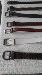 Lederen riem, Ophalen of Verzenden, Zo goed als nieuw, Zwart