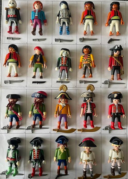 Losse poppetjes piraten met wapen, Kinderen en Baby's, Speelgoed | Playmobil, Gebruikt, Los playmobil, Ophalen of Verzenden