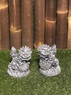 Set (2) Foo dogs klein