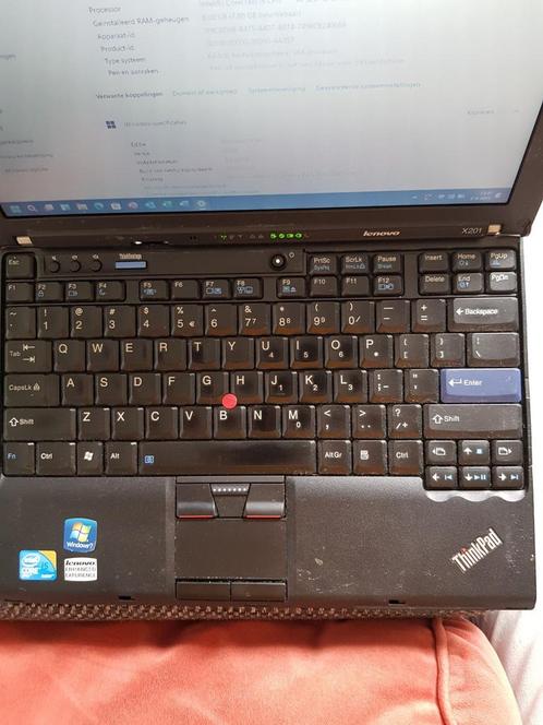 Lenovo X201 12.1 inch 8 gb mem en 250 gb hd, Computers en Software, Windows Laptops, Gebruikt, 12 inch, Minder dan 2 Ghz, Ophalen