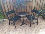 Gardeluxe Bistro set/ tuinset. Grachtengroen., Ophalen of Verzenden, Zo goed als nieuw, Bank