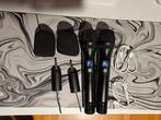 2 Draadloze UHF Microfoons - Perfect voor Karaoke!, Ophalen of Verzenden, Zo goed als nieuw, Zangmicrofoon, Draadloos
