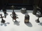 verzameling kleine TINNEN GEBRUIKSVOORWERPEN, Antiek en Kunst, Antiek | Tin, Ophalen of Verzenden