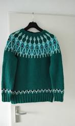 Noorse handgebreide wollen trui, maat M, Kleding | Dames, Truien en Vesten, Ophalen of Verzenden, Zo goed als nieuw, Maat 38/40 (M)