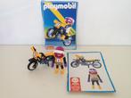 playmobil 3044 motor cross, Kinderen en Baby's, Speelgoed | Playmobil, Ophalen of Verzenden, Zo goed als nieuw