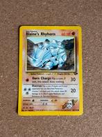 Pokemon Gym Challenge - Blaine’s Rhyhorn 65/132, Ophalen of Verzenden, Zo goed als nieuw, Losse kaart